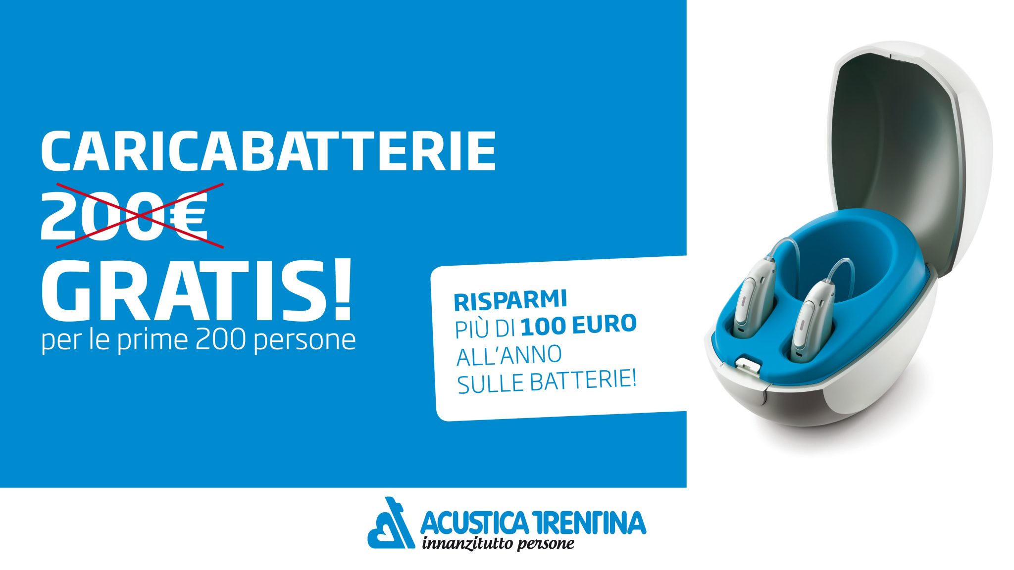 Acustica Trentina  Apparecchio acustico ricaricabile: batterie addio! -  Acustica Trentina