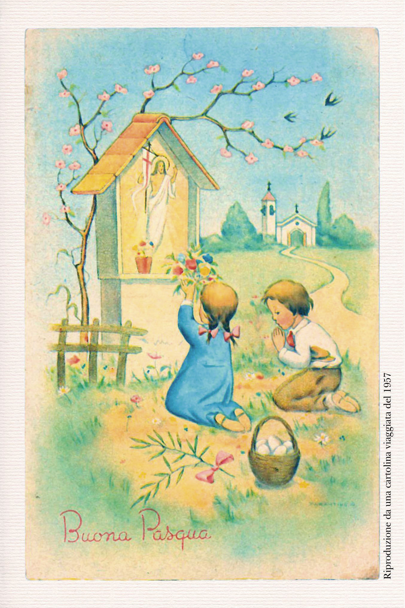 Cartolina Pasquale Acustica Trentina